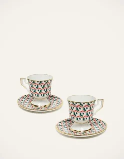 Espresso Cup & Saucer Set of 2