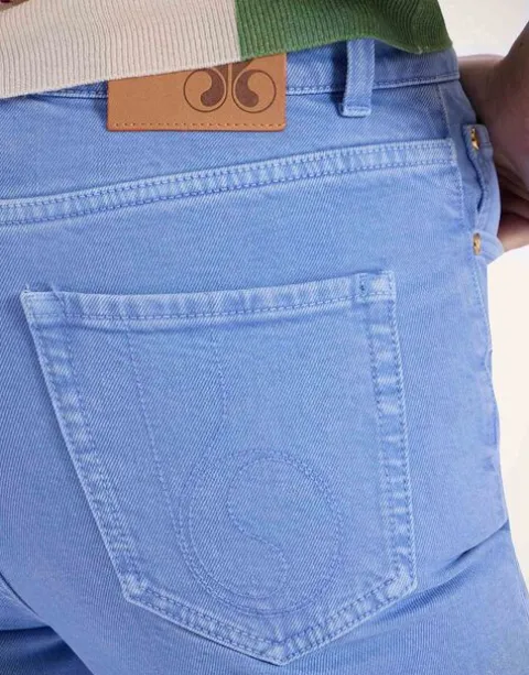 Fancy Crop Jeans (With Feathers)