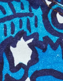 Fancy Crop Jeans (With Feathers)