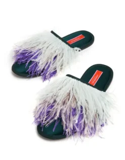 Feather Slippers