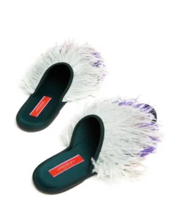 Feather Slippers