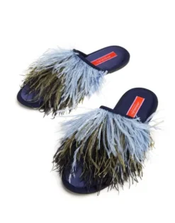 Feather Slippers