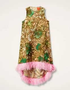 La Scala High Dress (With Feathers)