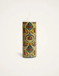 Printed Pillar Candle