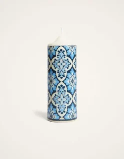 Printed Pillar Candle