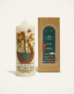 Printed Pillar Candle