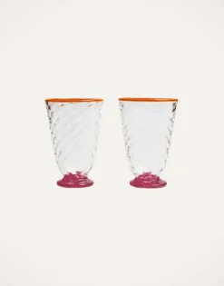 Quilted Glasses Set Of 2
