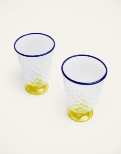 Quilted Glasses Set Of 2