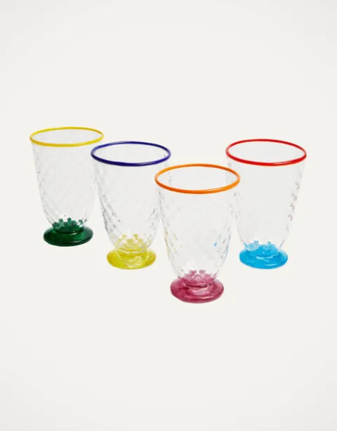 Quilted Glasses Set Of 4