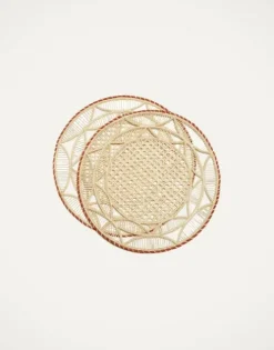 Raffia Placemats Set Of 2