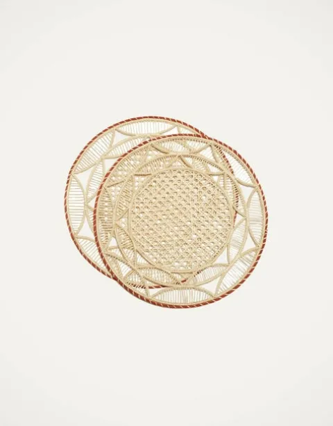 Raffia Placemats Set Of 2