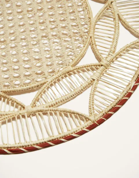 Raffia Placemats Set Of 2