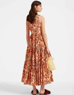 Sleeveless Big Dress V-Neck