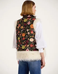 Sleeveless Folk Jacket