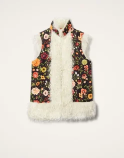 Sleeveless Folk Jacket