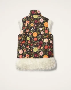 Sleeveless Folk Jacket