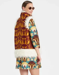 Sleeveless Folk Jacket