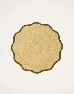 Straw Cloud Placemats Set Of 2