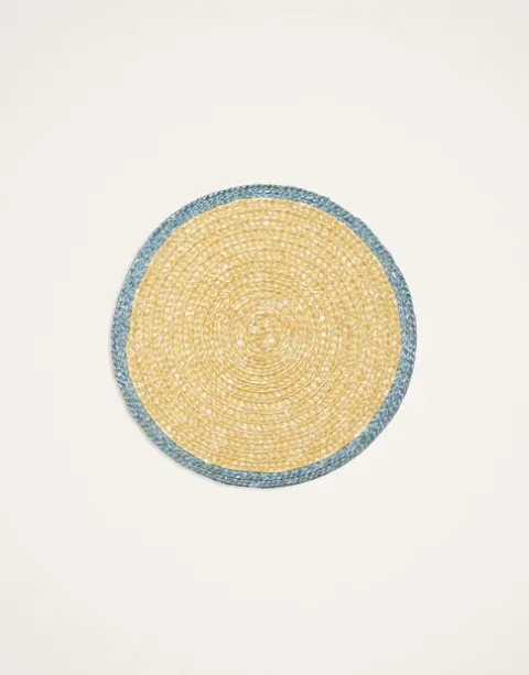 Straw Coasters Set Of 2