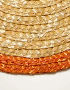 Straw Coasters Set Of 2