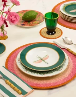 Straw Coasters Set Of 2